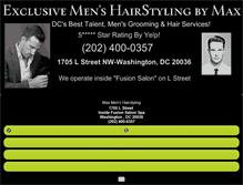 Tablet Screenshot of maxmendc.com